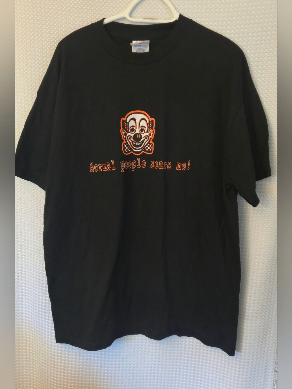 Tennessee River Normal People Scare Me Clown Graphic T-Shirt Mens XL Black